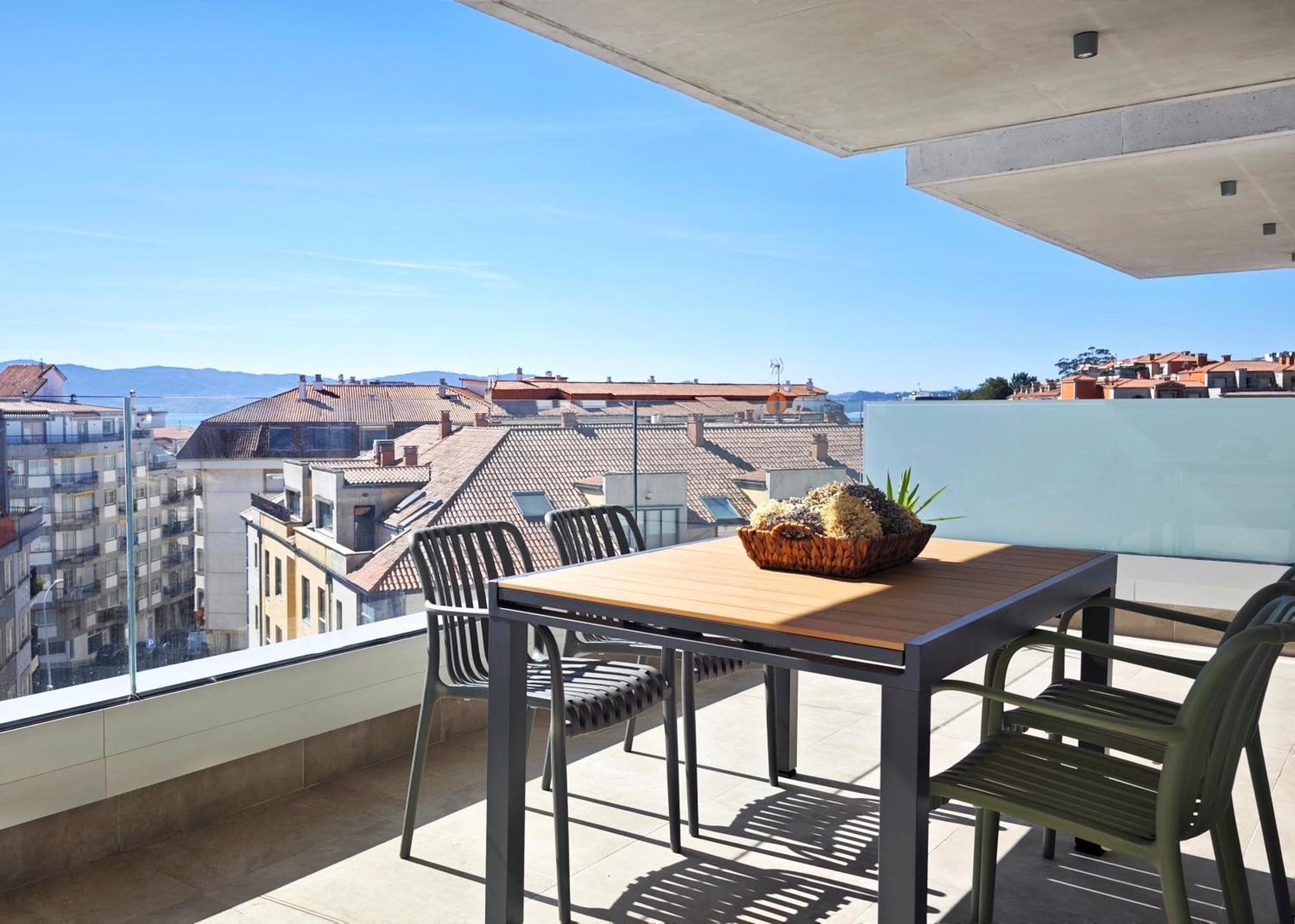 Desconectaengalicia Apartamento Zoo Con Piscina Y Vistas Al Mar A 150 Metros De Silgar Sanxenxo Dış mekan fotoğraf