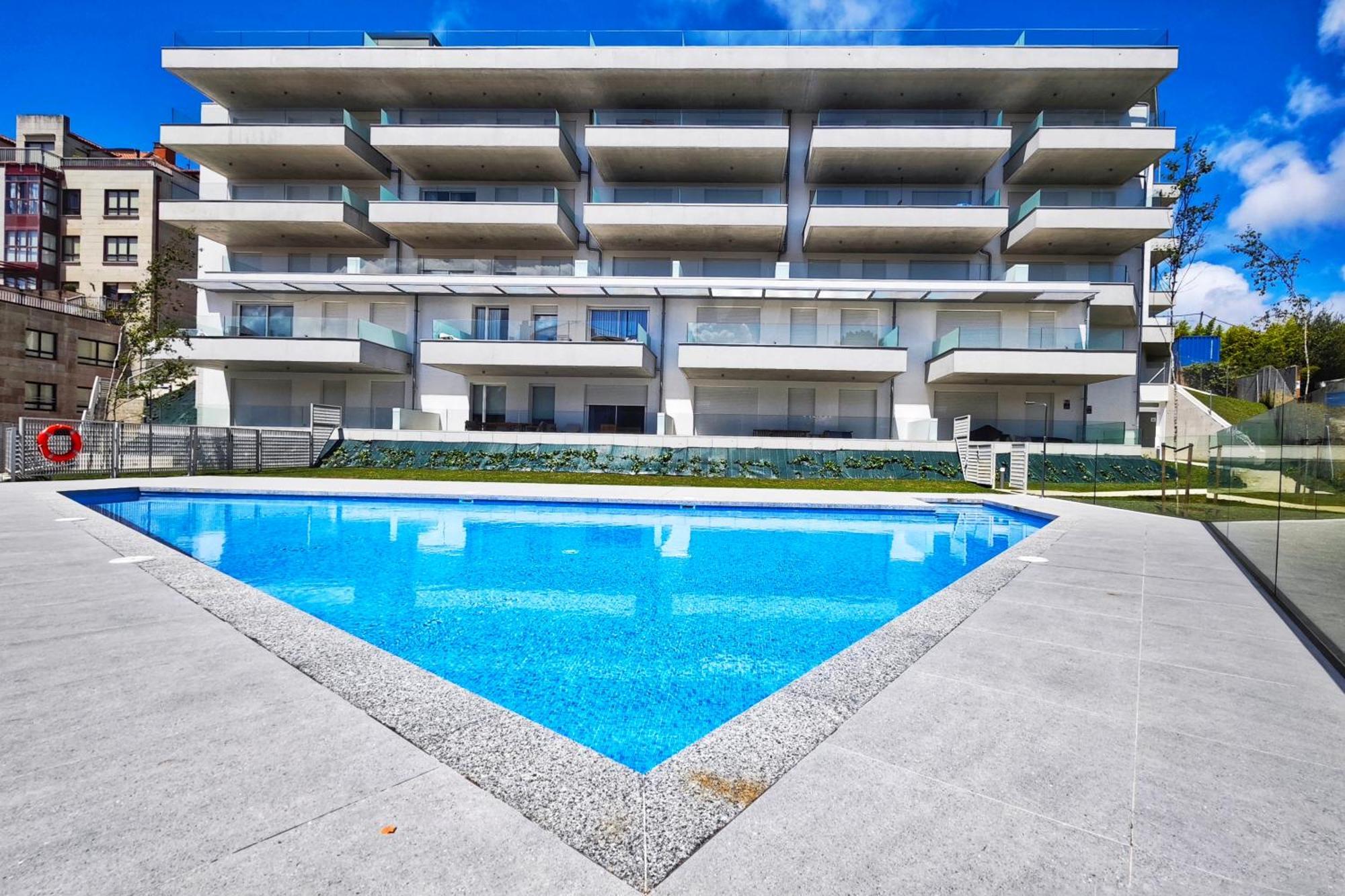 Desconectaengalicia Apartamento Zoo Con Piscina Y Vistas Al Mar A 150 Metros De Silgar Sanxenxo Dış mekan fotoğraf